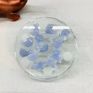 Vente en gros de haute qualité cristal de guérison artisanat bleu dentelle agate dauphin pour cadeaux