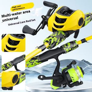 مجموعة كاملة من قضبان لويا من كانغزهو بقضيب أصفر بمقبض مستقيم وعجلة دوارة ومقبض مسدس إيفا لأنواع سمك الشبوط - Product Image 4