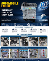 Pièces automobiles de haute qualité pour Ford P5AT P4AT 3.2L, bloc moteur complet, moteur diesel turbo 5 cylindres pour Ranger BT50
