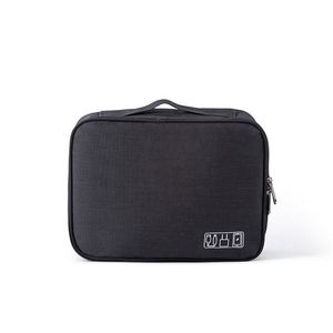 Triple Layers Oxford Digital Storage <b>Bag</b> Functional Foldable Travel Data Cable Organizer for Electronics Accessories - Product Image 4