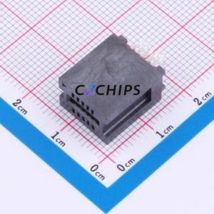 HEE10LP03BK Gold Finger Connector P=1.27mm Connector ( Connector Type: EDGE SLOT )( Pitch: 1.27mm )( Total PIN Count: 10P ) - Product Image 1