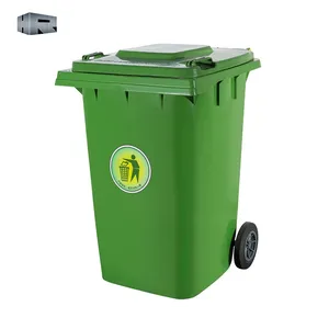 산업 내구성 쓰레기통 건설 쓰레기통 컨테이너 240l