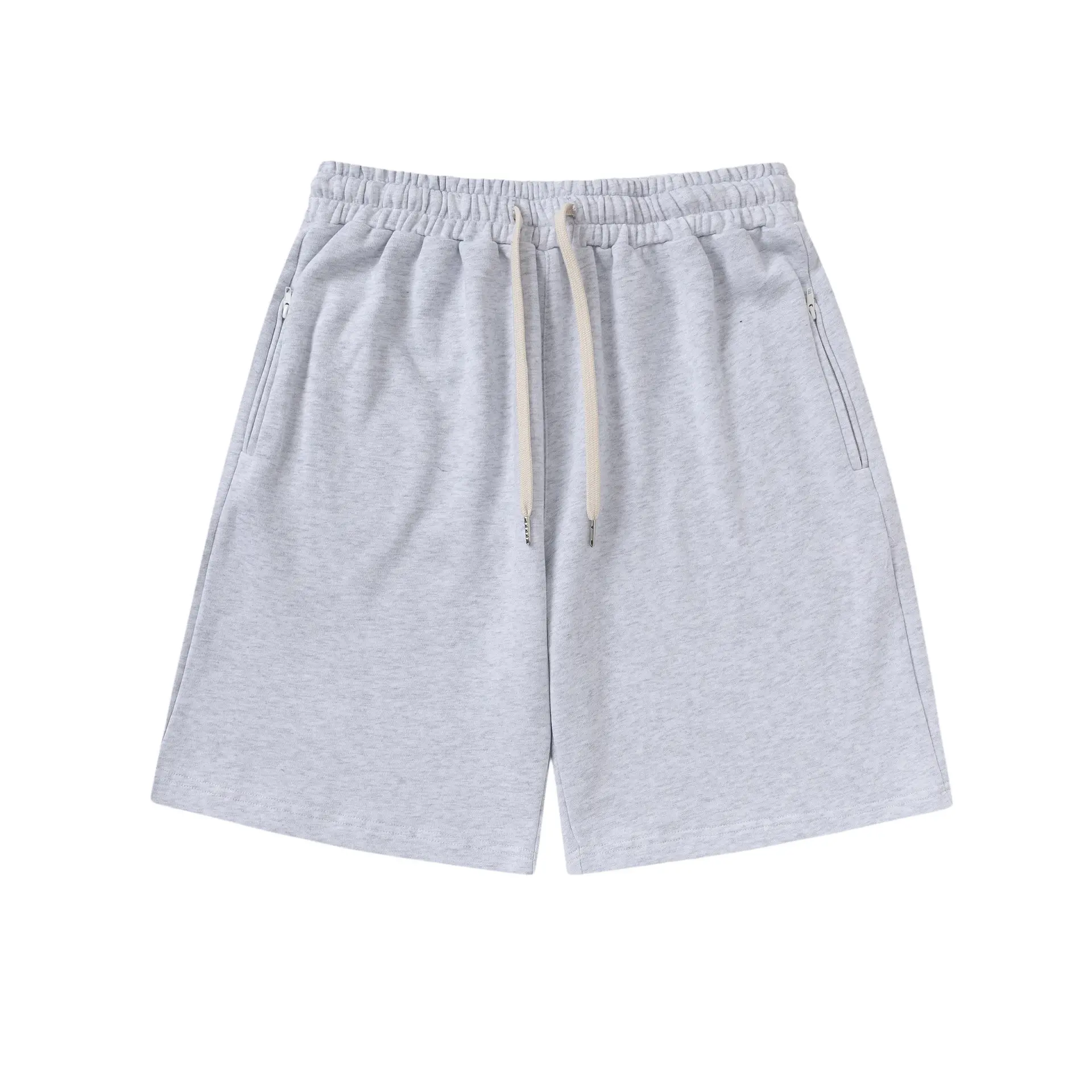 custom logo french terry unisex cotton jogger sweat shorts wholesale blank cotton jogger short for men