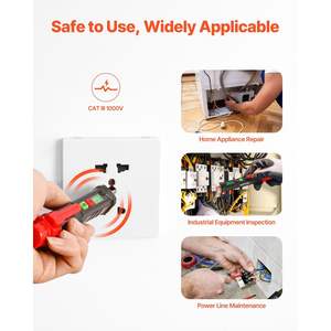 ปากกาทดสอบแรงดันไฟฟ้าแบบไม่สัมผัสสามารถปรับความไวได้ - Product Image 5