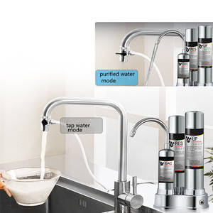 Purificador de Agua Doméstico de 1, 2 y 3 Etapas con Membrana UF, Acero Inoxidable, de Sobremesa, <span class=keywords><strong>Filtro</strong></span> de Agua para <span class=keywords><strong>Grifo</strong></span>, Mini <span class=keywords><strong>Filtro</strong></span> de Agua para <span class=keywords><strong>Grifo</strong></span> - Product Image 6