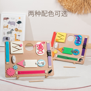 Offre spéciale personnalisé pour enfants <span class=keywords><strong>de</strong></span> 2 à 4 ans Planche d'occupation sensorielle en bois pour tout-petits Jouets Montessori éducatifs Planche <span class=keywords><strong>de</strong></span> <span class=keywords><strong>suivi</strong></span> des lettres - Product Image 6