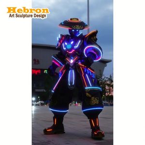 Disfraz de Halloween de <span class=keywords><strong>Robot</strong></span> Ciberpunk Genial, Traje de <span class=keywords><strong>Robot</strong></span> Grande para Adultos, Traje de Superhéroe de Hierro para Exteriores - Product Image 1
