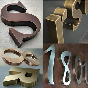 Nhà máy tùy chỉnh 3D không sáng kim loại thư Logo kinh doanh trong nhà tường 3D thư signage - Product Image 6