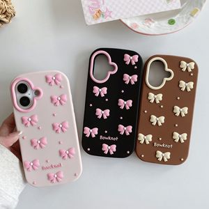 <span class=keywords><strong>Coque</strong></span> de téléphone en silicone antichoc avec nœud papillon et lettres stylisées pour <span class=keywords><strong>iPhone</strong></span> 17 Pro Max et <span class=keywords><strong>iPhone</strong></span> 16 Pro Max - Product Image 2
