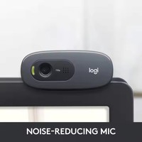 Logitech C270 720p HD Webcam Appels vidéo USB 2.0 Mini caméra d'ordinateur avec microphone de réduction de bruit intégré pour ordinateur portable de bureau