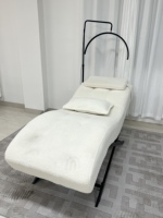Prix d'usine, mobilier de salon, lit de massage de salon de beauté, style incurvé, lit pour les cils pour salon avec différentes couleurs