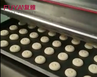 Ligne de production automatique de biscuits 500 kg/h/four tunnel de convoyeur/machine à biscuits