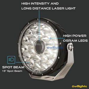 ไฟขับรถยนต์ LED เลเซอร์แบบวงกลม 9 นิ้ว สำหรับออฟโรด 4x4 ความสว่างสูงพิเศษ 12V/24V พร้อมโลโก้แบรนด์ตามสั่ง-ขายส่งสินค้าใหม่ - Product Image 5