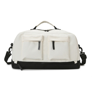 Sac de voyage pour linge sale avec logo personnalisé, 6 couleurs, en tissu Oxford, grande capacité, poche zippée, séparation sec/humide et compartiment à chaussures - Product Image 1
