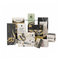 Boîtes personnalisables transfrontalières en carton blanc, boîtes en carton or et argent, boîtes cosmétiques ondulées, boîtes imprimées offset, boîtes en papier