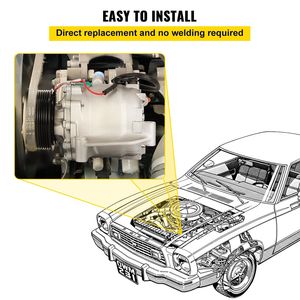 DB คลัตช์คอมเพรสเซอร์ AC สำหรับฮอนด้า Civic 1.8L 2006-2011เหมาะกับ Fiat Skoda Acura 12V - Product Image 6