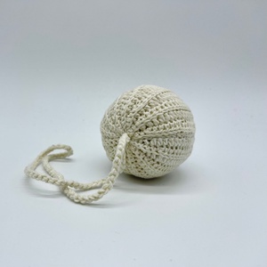 Boules <span class=keywords><strong>de</strong></span> fil au crochet faites à la main ornements <span class=keywords><strong>de</strong></span> Noël décoratifs <span class=keywords><strong>de</strong></span> fête PP coton et <span class=keywords><strong>laine</strong></span> pompons pour décor <span class=keywords><strong>de</strong></span> vacances - Product Image 2