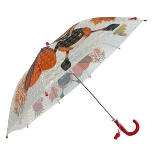 Parapluie droit à motif animal, léger, en fibre de verre, ouverture manuelle, pour la sécurité des enfants, cadeaux d'affaires, POE - Product Image 3