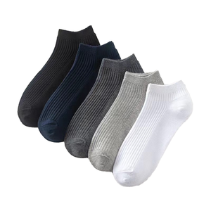 Người Đàn Ông Kinh Doanh Vớ Thấp Moq Đôi Kim Cotton Đồng Bằng Màu Sắc Thấp Cắt Ngắn Mắt Cá Chân Thoáng Khí Giản Dị Vớ Mỏng Cho Mùa Thu - Product Image 3