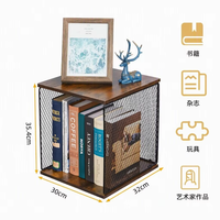 Support d'album en vinyle en bois design cube, boîte de rangement empilable pour disques Star Records, présentoir pour salle de musique à domicile