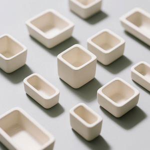 Customizable Alumina Crucible with <b>Cover</b> for Gold Melting, High <b>Temperature</b> Resistant Custom Crucible - Product Image 2