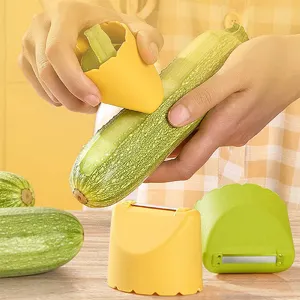 Bom Apertos Descascador De Legumes Descascador De Maçã com Peel Função De Armazenamento Para Batata Cenoura Frutas cozinha gadget