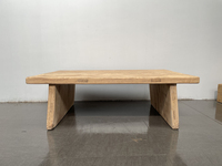 Table de chevet en bois rétro, nouveaux produits chinois, en bois brut, décoration rustique pour salon, table basse