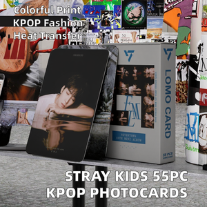 55 pz/scatola KPOP per bambini randagi rockstar fotocopiatrice stile Lomo carta <span class=keywords><strong>foto</strong></span> carta stampa Offset <span class=keywords><strong>regalo</strong></span> - Product Image 2