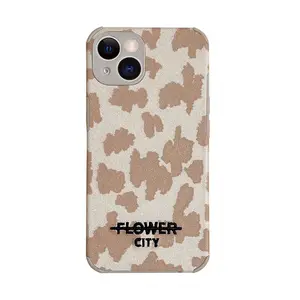 2023 creative embroidery alphabet Leopard print design case All-inclusive Phone Case For iPhone 7/8Plus/X/XR/11/12/13 pro max