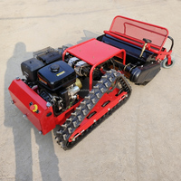 Tondeuse à gazon intelligente sans fil télécommandée, robot industriel multifonctionnel 25HP avec moteur 420cc pour la coupe de l'herbe