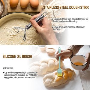 <b>Silicone</b> Bread Proofing Basket Oval, Sourdough Starter Kit Bread Making Tool Supplies Accessories Bowl for Rising <b>Baking</b> - Product Image 5