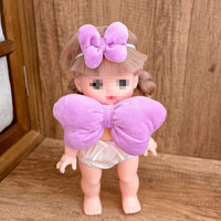 [Uniquement la tenue] Poupée Mili de 26 cm avec une jupe courte et un petit gilet, robe à nœud Mary Cat pour la petite poupée Melo