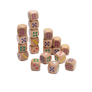 Оптовая продажа от производителя: деревянные кубики на заказ с УФ-печатью, популярные деревянные кубики, 6-гранные деревянные кубики без надписей - Product Image 4