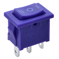 2pin/3pin 21x15mm Mini interrupteur à bouton-poussoir SPST 6A 250V AC interrupteur marche/arrêt interrupteur marche-arrêt à bascule