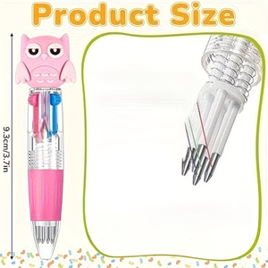 30 Mini Bolígrafos de <span class=keywords><strong>Gel</strong></span> Cuatro en Uno con Diseño de Dibujos Animados, Bolígrafos de <span class=keywords><strong>4</strong></span> <span class=keywords><strong>Colores</strong></span>, Papelería Linda y Portátil, Pequeños Regalos - Product Image 6