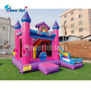 Château gonflable de pièces à rebond rose pour filles, fête d'anniversaire, maison de princesse - Product Image 2