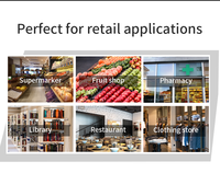 Système de point de vente (POS) de haute qualité avec écran de 15 pouces, processeur i5, 4 Go + 64 Go, caisse enregistreuse haute efficacité