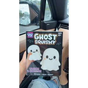 Jouet anti-stress souple en TPR Ghost Squeeze Squishy Halloween Horror pour enfants avec emballage individuel en boîte cadeau - Product Image 3