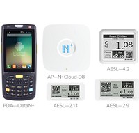 Zkong 7.5 "NFC Digital Display Esl Tag EPaper Label harga elektronik dengan sistem Cloud bahan plastik