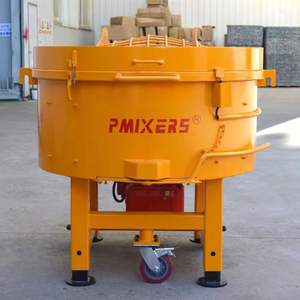 Pmixer 250kg 500kg cemento insieme sabbia Pan Mixer per la vendita prefabbricato betoniera portatile Pan Mixer per refrattari - Product Image 3