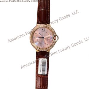 Reloj de Pareja con Logotipo, Movimiento de Cuarzo de Lujo, Caja Redonda de Acero, Reloj de Marca con Encanto Empresarial para Hombres y Mujeres, para Cartiering - Product Image 3