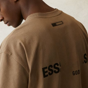 Camiseta <span class=keywords><strong>Fear</strong></span> 2025, Colección de Verano de Diseñador, Camiseta de Manga Corta para Hombre, 100% Algodón Peinado de 220G, Cuello Redondo Moderno, Color Sólido - Product Image 1