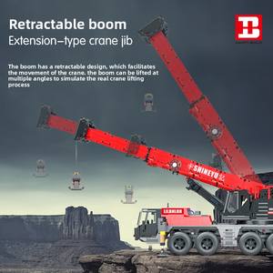 <span class=keywords><strong>Camion</strong></span> grue géant YC-22003 <span class=keywords><strong>1</strong></span>:8 en plastique ABS, jouet de construction, blocs de construction, voiture télécommandée 3D pour adultes - Product Image 2