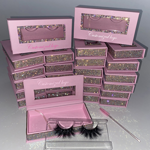 2023 Hot Seller Lash Box No Moq Rectangle Customized Eyelash Packaging Box
