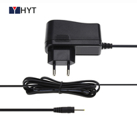 Adaptor AC DC HYT EU Plug-in 5V/5.2V 1.5A-2.1A DC ABS/PC Bersertifikasi CE ETL FCC KC SAA IRAM untuk Modem, TV Box, dan Lampu LED Mibox