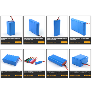 18650 बैटरी 7.4v 1200mah 1600mah 2000mah 2400 लिथियम-आयन बैटरी - Product Image 3