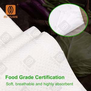 แผ่นซับน้ำคุณภาพสูงแบบใช้แล้วทิ้ง สำหรับซับความชื้นในผลไม้และผัก บรรจุภัณฑ์สำหรับรักษาความสดของอาหาร ส่งตรงจากโรงงาน - Product Image 5