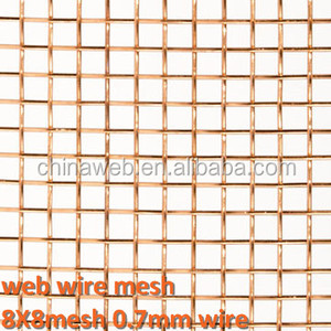 Maille de fil métallique tissée en acier inoxydable/aluminium/cuivre 8x8 (usine ISO9001) - Product Image 5