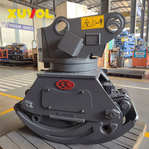 XUVOL BIG Stronger Hydraulic Log Grapple for PC200 excavator 215 excavator CAT320 Excavator Wood Grapple - Product Image 1