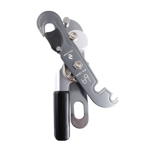 Descensor de escalada de 9-13 mm con freno de cuerda autoblocante para montañismo, escalada en roca y equipo de seguridad. - Product Image 1